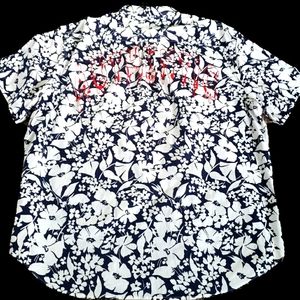 Floral print Button up